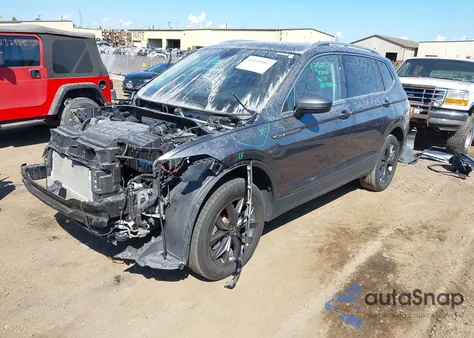 2022 Volkswagen Tiguan 2.0T Se z USA, uszkodzony, nr VIN 3VV2B7AX0NM161011